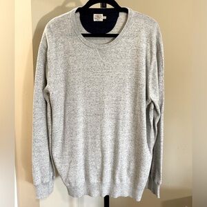 Faherty Crewneck sweater color oatmeal size XL